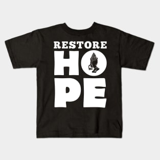 'Restore Hope' Refugee Care Shirt Kids T-Shirt